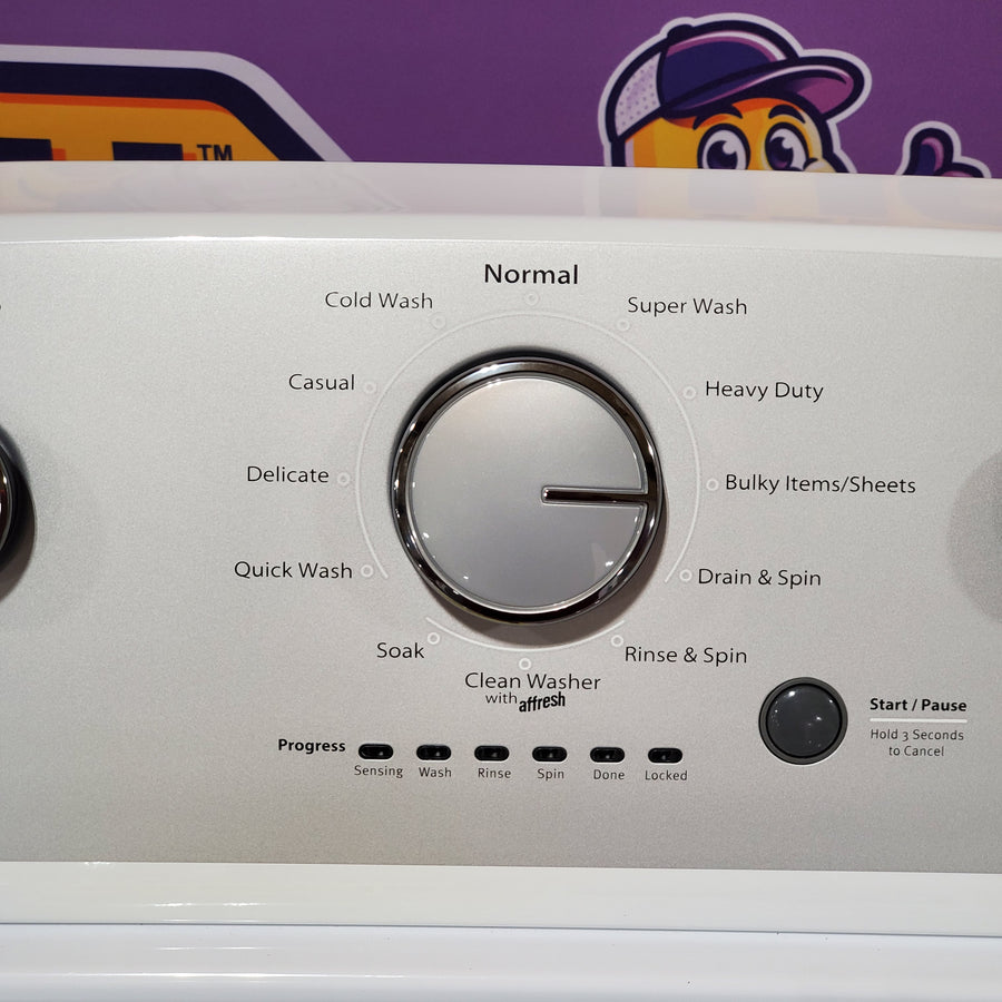 Whirlpool 3.5 cu. ft. High Efficiency Top Load Washing Machine with Deep Water Wash 24SD29 - WTW4816FW - Scratch & Dent (Minor)