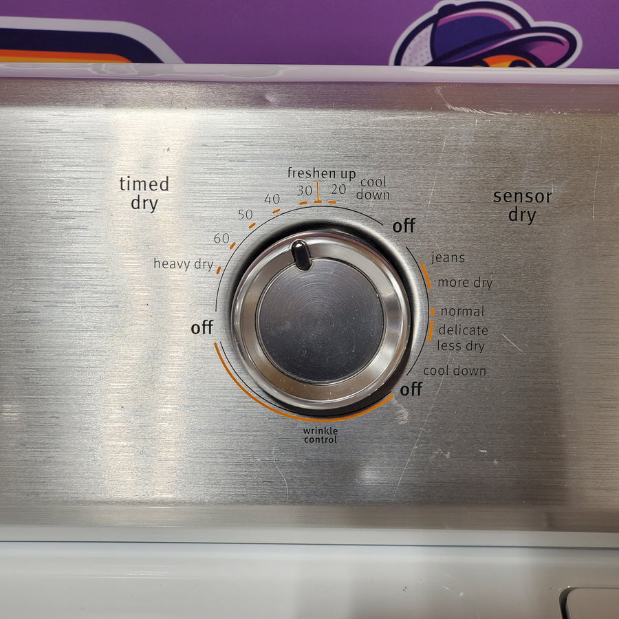 Maytag Large Capacity Top Load Dryer with Wrinkle Control – 7.0 cu. ft. 05CR61 - MEDC465HW - Certified Refurbished