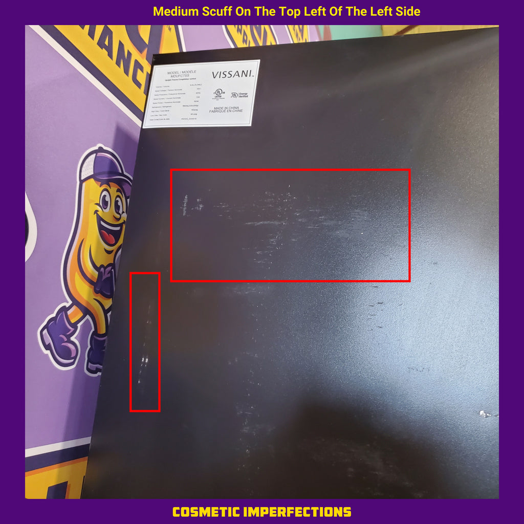 Pictures of Vissani 7.1 cu. ft. Manual Defrost Convertible Upright Freezer in Stainless Steel Look MDUFC7SS4 - Scratch & Dent (Minor) - Neu Appliance Outlet - Discount Appliance Outlet in Austin, Tx