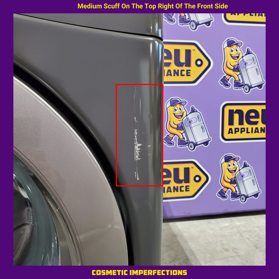 LG 5.0 cu. ft. Mega Capacity Front Load Washer in Black 251310SD871 - WM3470CM - Scratch & Dent (Moderate)