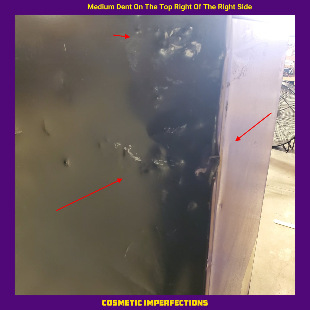 Pictures of 7.1 cu. ft. Manual Defrost Convertible Upright Freezer in Stainless Steel Look MDUFC7SS4 - Scratch & Dent - Moderate - Neu Appliance Outlet - Discount Appliance Outlet in Austin, Tx