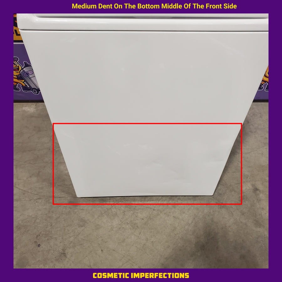 Whirlpool 4.6 Cu. Ft. Top Load Impeller Washer with Built-in Faucet WTW5020SW - Scratch & Dent (Moderate) and Whirlpool® 7.0 Cu. Ft. Electric Dryer with Moisture Sensor and Steam Refresh Cycle 16144 - WED6150PW - Open Box