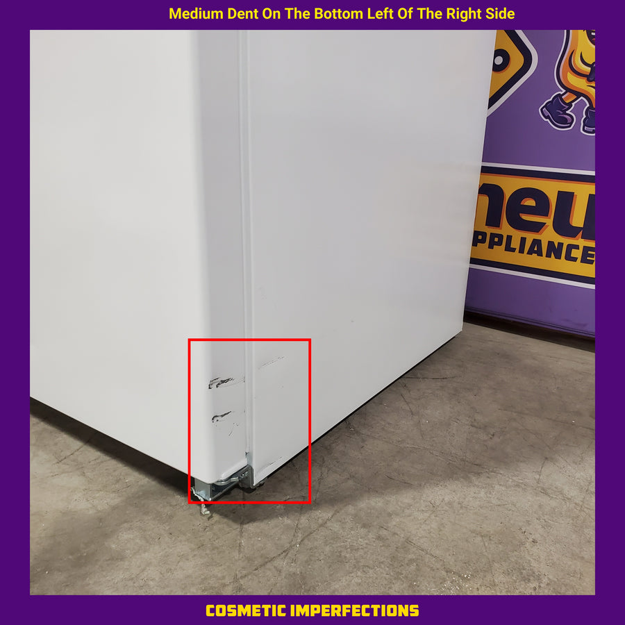 GE 21.3 Cu. Ft. Frost-Free Garage Ready Standup Upright Freezer 25137SD693 - FUF21QRRWW - Scratch & Dent - Minor