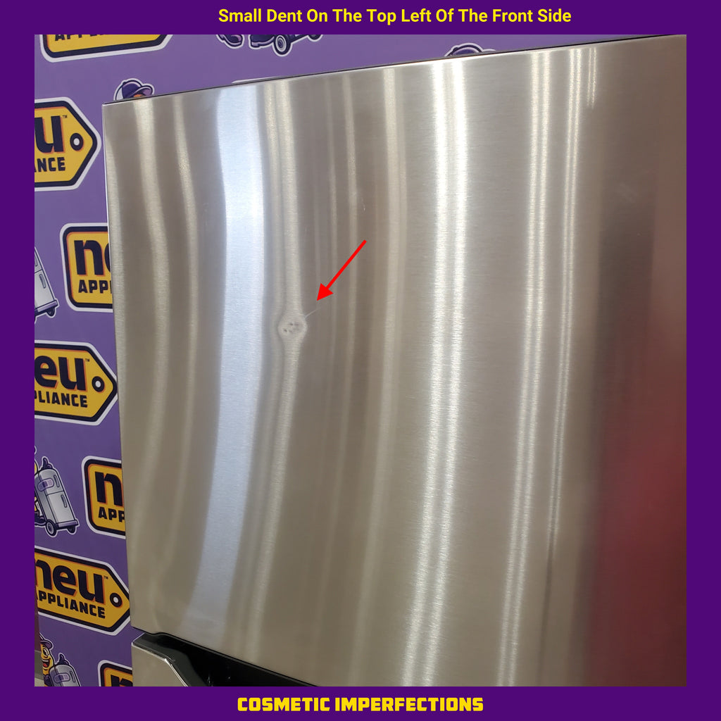 Frigidaire 20 Cu. Ft. Garage Ready Top Freezer Refrigerator in Stainless Steel 3SD816 - FFHT2045VS - Scratch & Dent (Minor)