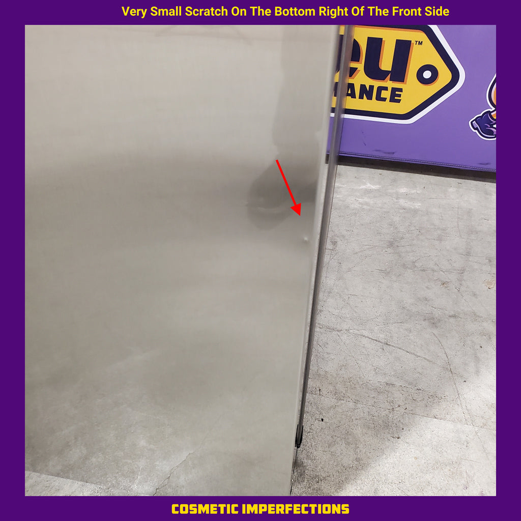 Pictures of Samsung 28-cu ft Side-by-Side Refrigerator Smart Compatible with Ice Maker with Ice Dispenser in Fingerprint Resistant Stainless Steel 4SD398 - RS28A500ASR - Scratch & Dent (Minor) - Neu Appliance Outlet - Discount Appliance Outlet in Austin, Tx