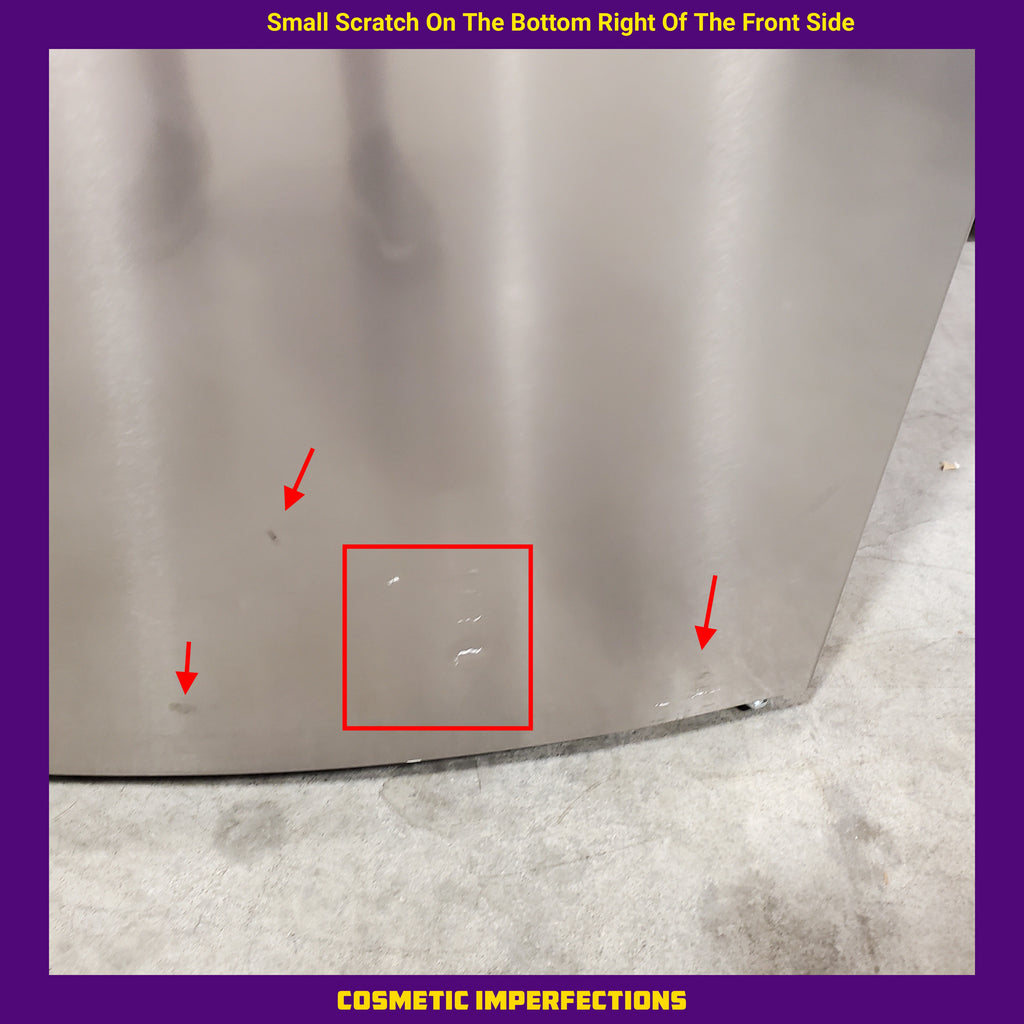 Frigidaire 14 Cu. Ft. Top Freezer Refrigerator in Fingerprint Resistant Stainless Steel 3SD828 - FFHT1425VV - Scratch & Dent (Minor)