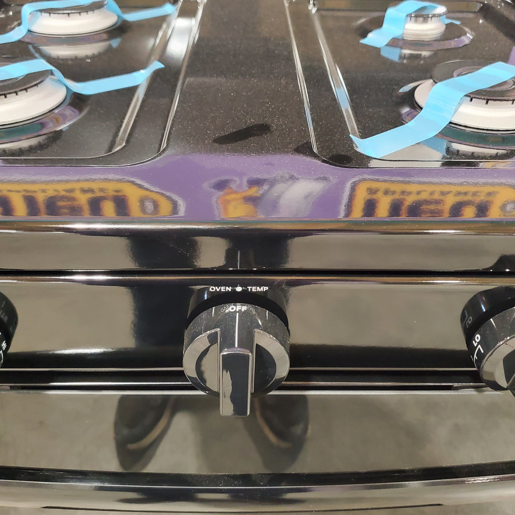 Pictures of Amana 30-inch 4-Burner Freestanding Gas Range with Easy-Clean Glass Door AGR4203MNB - Scratch & Dent (Minor) - Neu Appliance Outlet - Discount Appliance Outlet in Austin, Tx