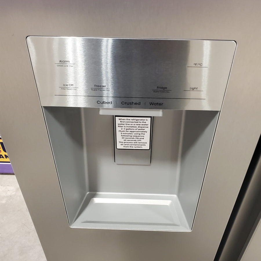 Hisense 29.1 cu. ft. Standard Depth Side by Side Refrigerator Stainless Steel 22SD021 - HRS290P5FSE - Open Box