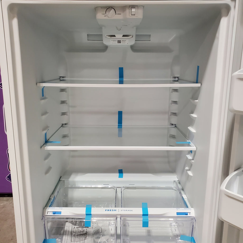 Pictures of Frigidaire 18.3-cu ft Garage Ready Top-Freezer Refrigerator in White 3SD660 - FRTD1830AW - Scratch & Dent (Minor) - Neu Appliance Outlet - Discount Appliance Outlet in Austin, Tx
