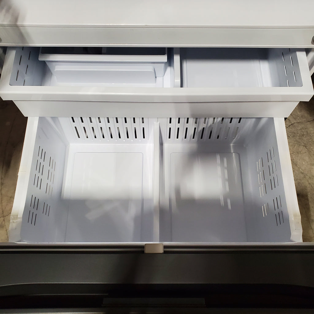 Pictures of Samsung 32 cu. ft. Mega Capacity 3-Door French Door Refrigerator with Dual Auto Ice Maker in Stainless Steel 4SD427 - RF32CG5100SR - Scratch & Dent (Minor) - Neu Appliance Outlet - Discount Appliance Outlet in Austin, Tx