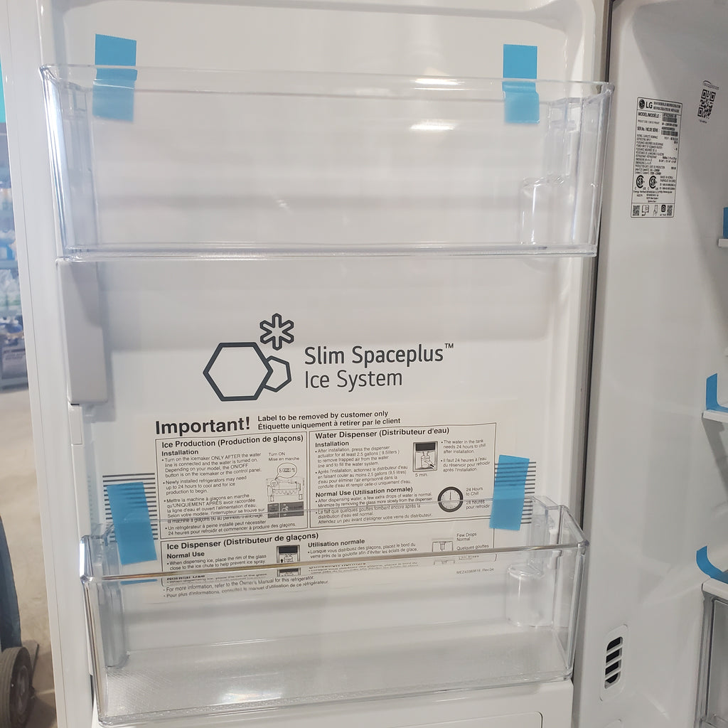 Pictures of LG 25.5-cu ft Counter-depth Smart French Door Refrigerator with Dual Ice Maker (Fingerprint Resistant) ENERGY STAR-LRFXC2606S-Open Box - Neu Appliance Outlet - Discount Appliance Outlet in Austin, Tx