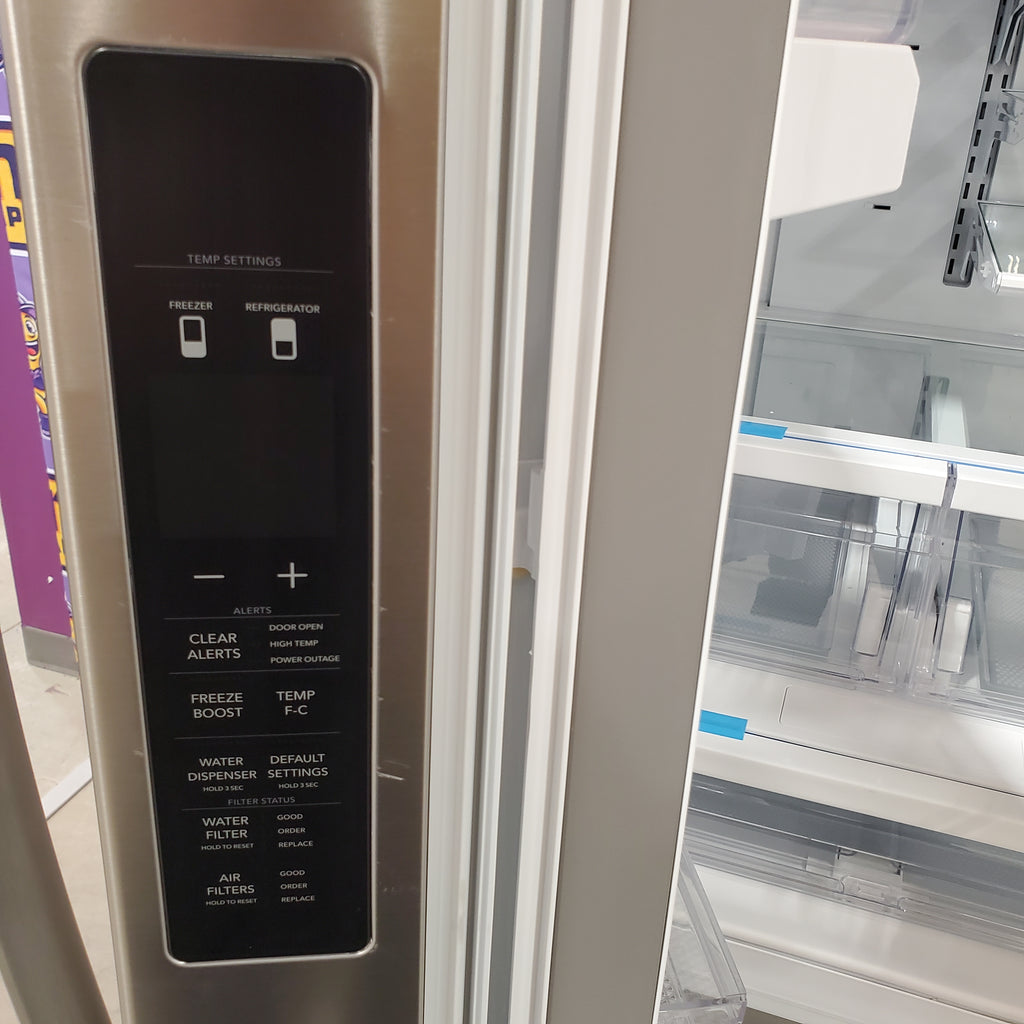 Pictures of Frigidaire 29 Cu. Ft. Standard-Depth French Door Refrigerator in Stainless Steel - 3SD558 - FRFN2813AF - Scratch & Dent (Moderate) - Neu Appliance Outlet - Discount Appliance Outlet in Austin, Tx