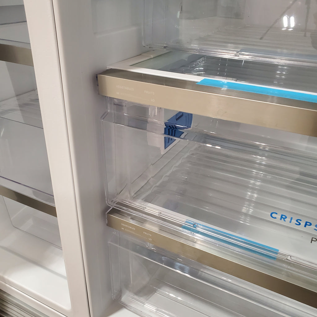 Pictures of Frigidaire Gallery 22.3-cu ft Counter-depth Side-by-Side Refrigerator with Ice Maker ENERGY STAR in Fingerprint Resistant Stainless Steel GRSC2352AF - 3SD478 - Scratch & Dent (Minor) - Neu Appliance Outlet - Discount Appliance Outlet in Austin, Tx