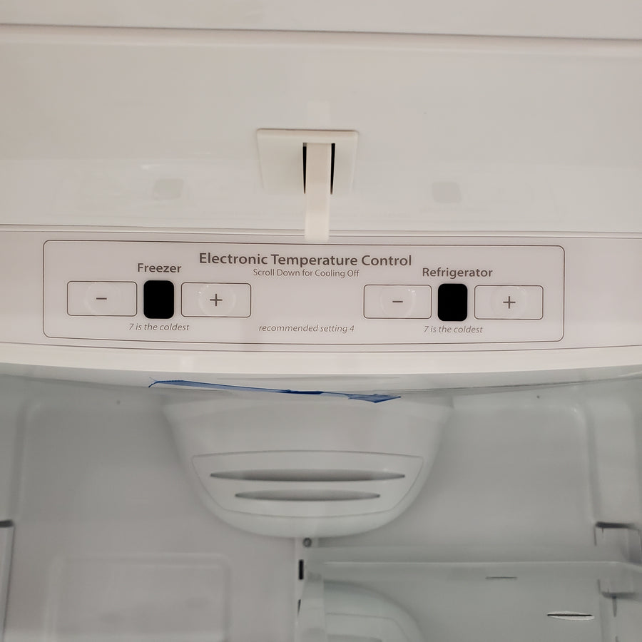 Whirlpool 18.7 cu. ft. Bottom Freezer Refrigerator in White WRB329DMBW - Scratch & Dent (Minor)