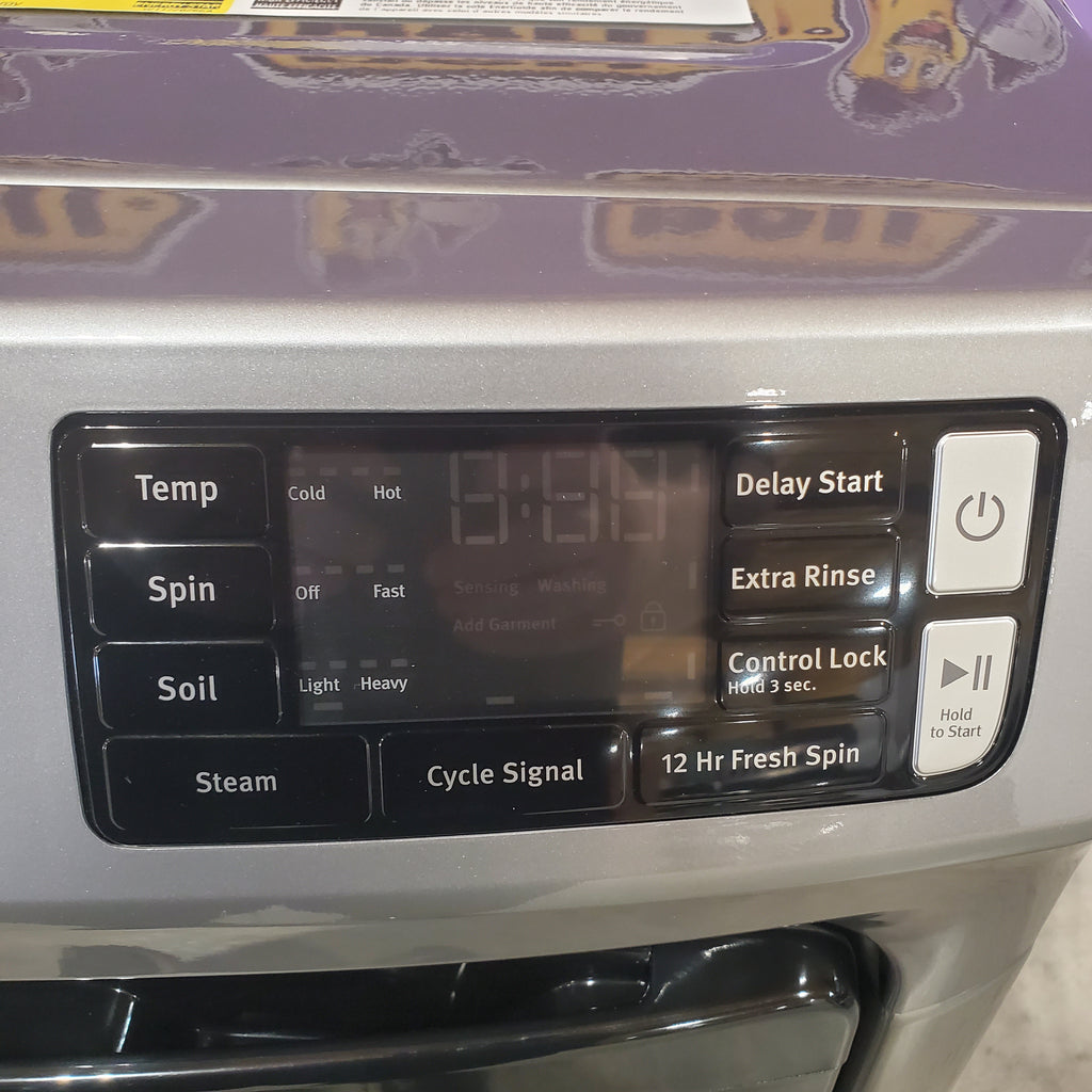 Maytag 4.5-cu ft High Efficiency Stackable Steam Cycle Front-Load Washer MHW5630HC - Scratch & Dent (Minor) and Maytag 7.3-cu ft Stackable Vented ENERGY STAR Electric Dryer 16059 - MED5630HC - Scratch & Dent (Minor)