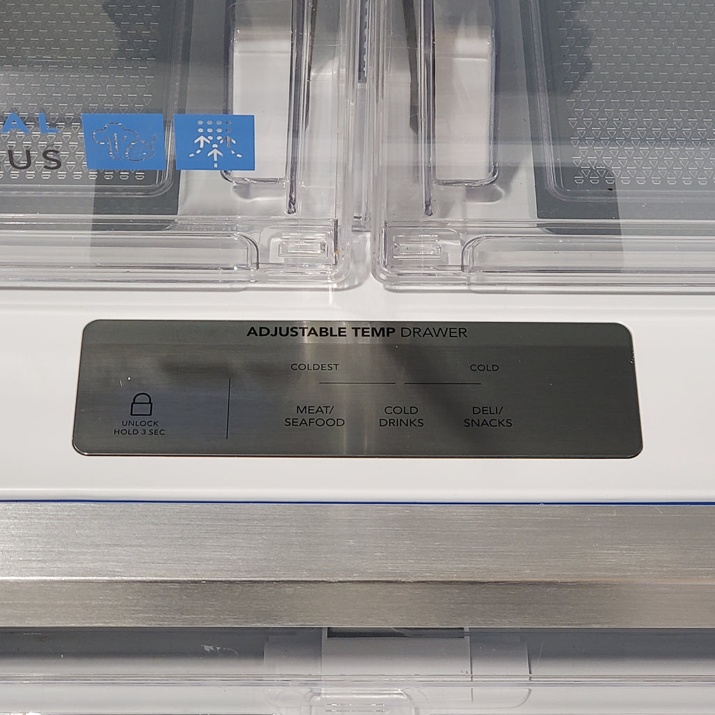 Pictures of Frigidaire 27.8-cu ft French Door Refrigerator with Dual Ice Maker (Fingerprint Resistant Stainless Steel) ENERGY STAR GRFS2853AF - Scratch & Dent (Minor) - Neu Appliance Outlet - Discount Appliance Outlet in Austin, Tx