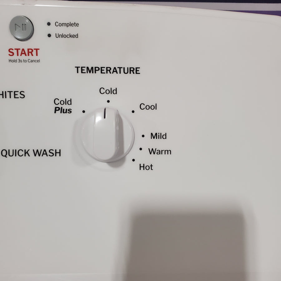 Hotpoint® 4.0 cu. ft. Capacity Washer with Cold Plus and Water Level Control HTW265ASWWW - Scratch & Dent (Minor) and Hotpoint® 6.2 cu. ft. vented Electric Dryer with Auto Dry 16140 - HTX26EASWWW - Scratch & Dent (Minor)
