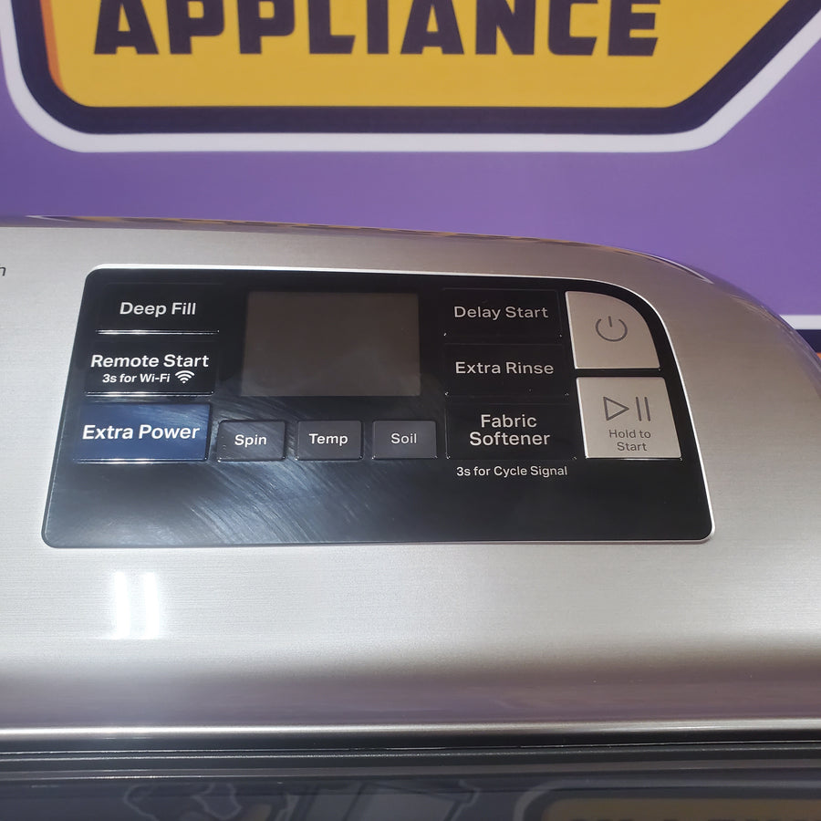 Maytag 5.3 cu. ft. Top Load Washer in Classic Silver with Impeller, Extra Power Option and Smart Appliance 22133SD180 - MTW6200RR - Scratch & Dent (Minor)