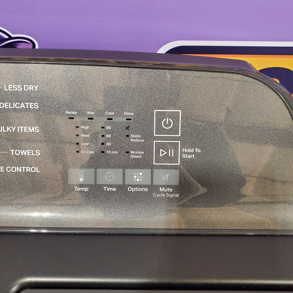 Pictures of Whirlpool Volcano Black Electric 7.0 Cu. Ft. Dryer with Steam Refresh Cycle and Moisture Sensor 3SD706 - WED6150PB - Open Box - Neu Appliance Outlet - Discount Appliance Outlet in Austin, Tx