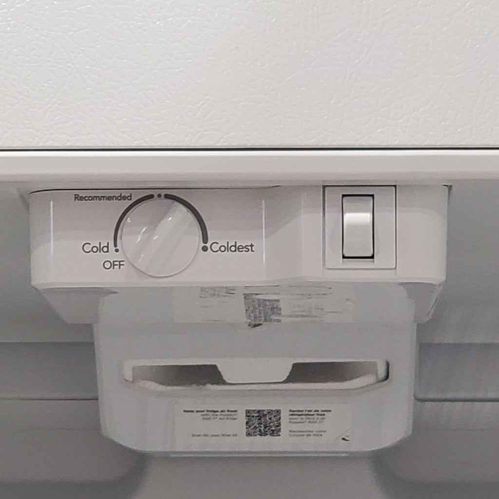 Pictures of Frigidaire White Garage Ready Top Freezer 18 Cu. Ft. Refrigerator with EvenTemp Cooling System and Spacious Interior Storage FFTR1814WWE - Open Box - Neu Appliance Outlet - Discount Appliance Outlet in Austin, Tx