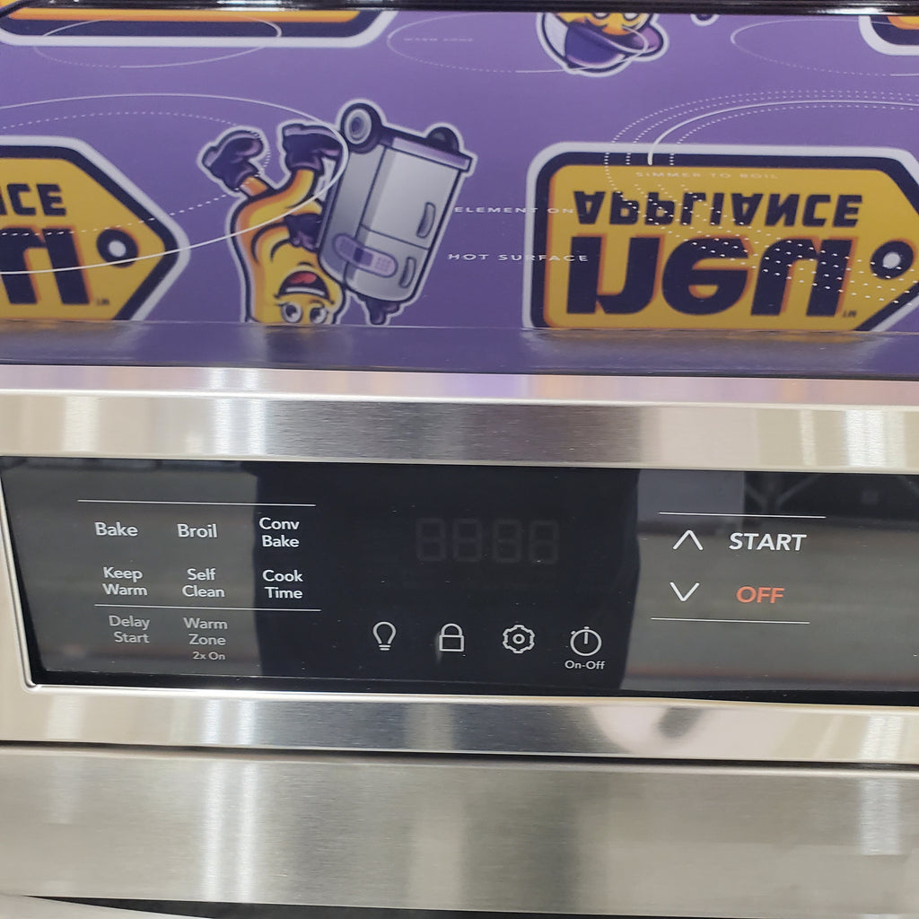 Pictures of Frigidaire 30" Front Control Electric Range with Convection in Stainless Steel FCFE3083AS - Scratch & Dent (Minor) - Neu Appliance Outlet - Discount Appliance Outlet in Austin, Tx