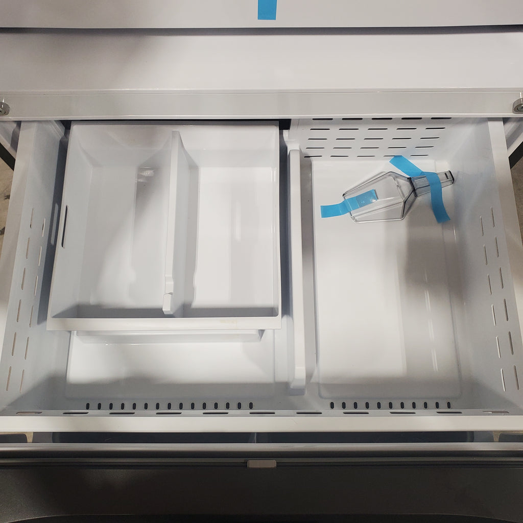 Pictures of Samsung 32 cu. ft. Mega Capacity 3-Door French Door Refrigerator with Dual Auto Ice Maker in Stainless Steel -RF32CG5100SR -(Open Box) - Neu Appliance Outlet - Discount Appliance Outlet in Austin, Tx