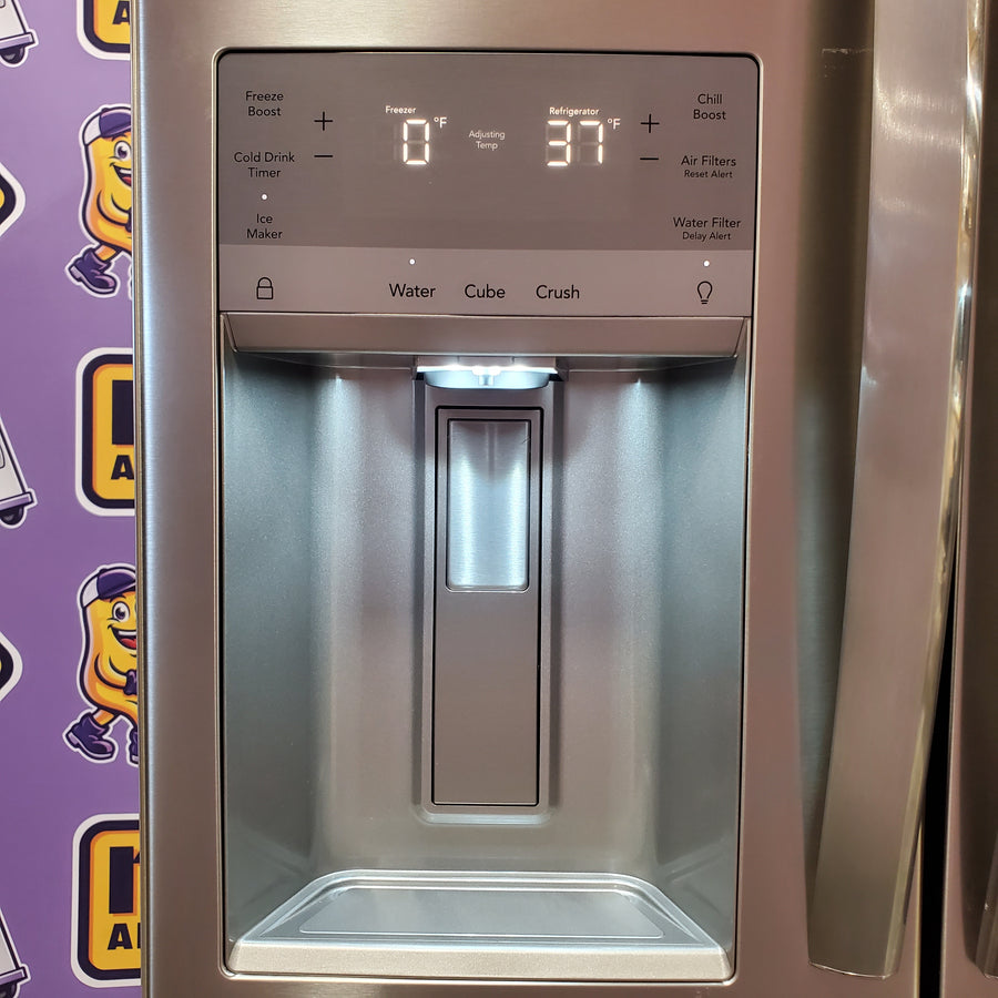 Frigidaire Gallery 26 Cu. Ft. Standard-Depth 4-Door French Door Refrigerator in Fingerprint Resistant Stainless Steel 20534SD725 - GRMS2773AF - Scratch & Dent (Moderate)