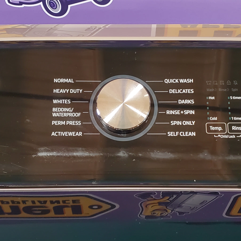 Pictures of Samsung 5.0 cu. ft. High Efficiency Top Load Washer with Active WaterJet in Champagne WA50T5300AC - Certified Refurbished - Neu Appliance Outlet - Discount Appliance Outlet in Austin, Tx