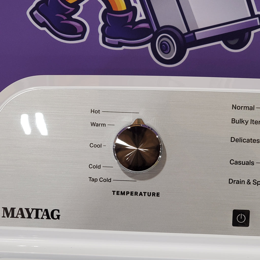 Pictures of Maytag Top Load 4.5 Cu. Ft. Washer with Deep Fill in White MVW4505MW - Open Box - Neu Appliance Outlet - Discount Appliance Outlet in Austin, Tx