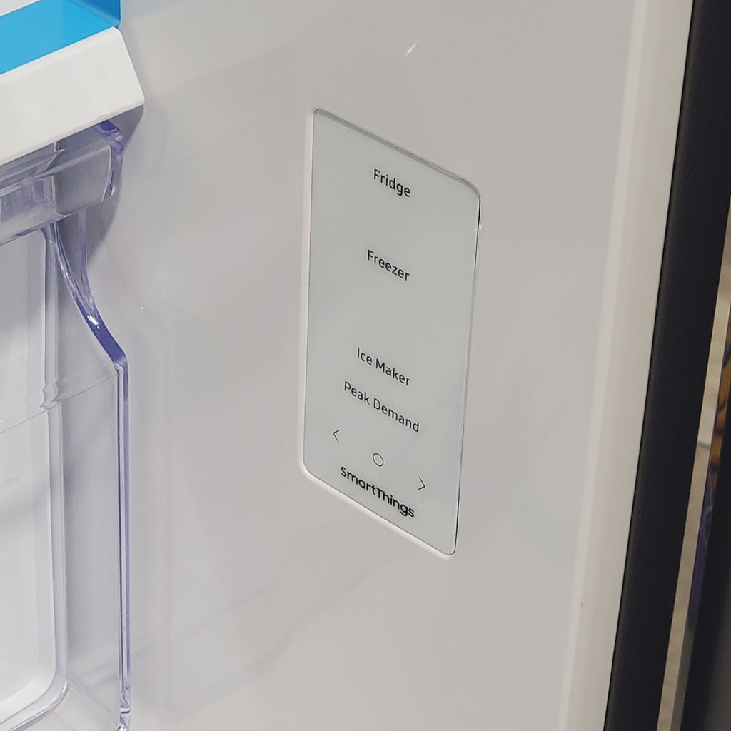 Pictures of 33 in. Wide Fingerprint Resistant Stainless Steel ENERGY STAR Smart Samsung 17.5 cu. ft. 3 Door French Door Refrigerator with Internal Ice Maker RF18A5101SR - Open Box - Neu Appliance Outlet - Discount Appliance Outlet in Austin, Tx