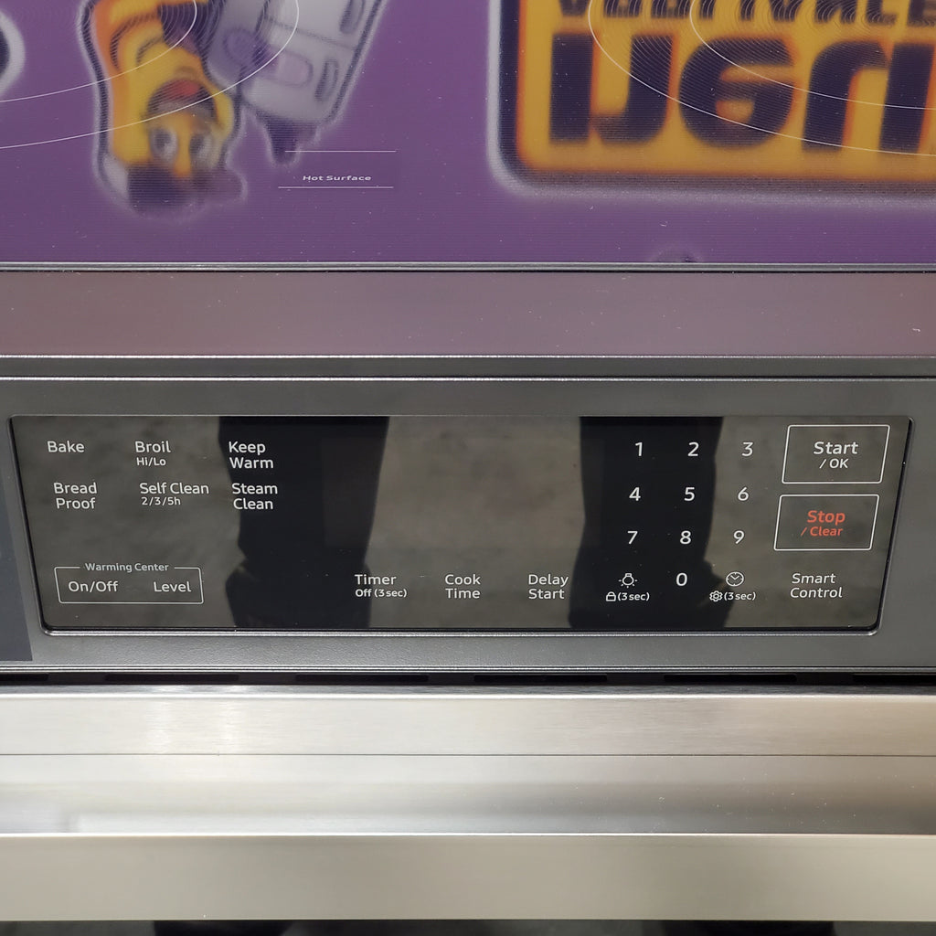 Pictures of Samsung Bespoke Slide-in Electric Range in Stainless Steel 3SD627 - NSE6DG8100SR - Open Box - Neu Appliance Outlet - Discount Appliance Outlet in Austin, Tx