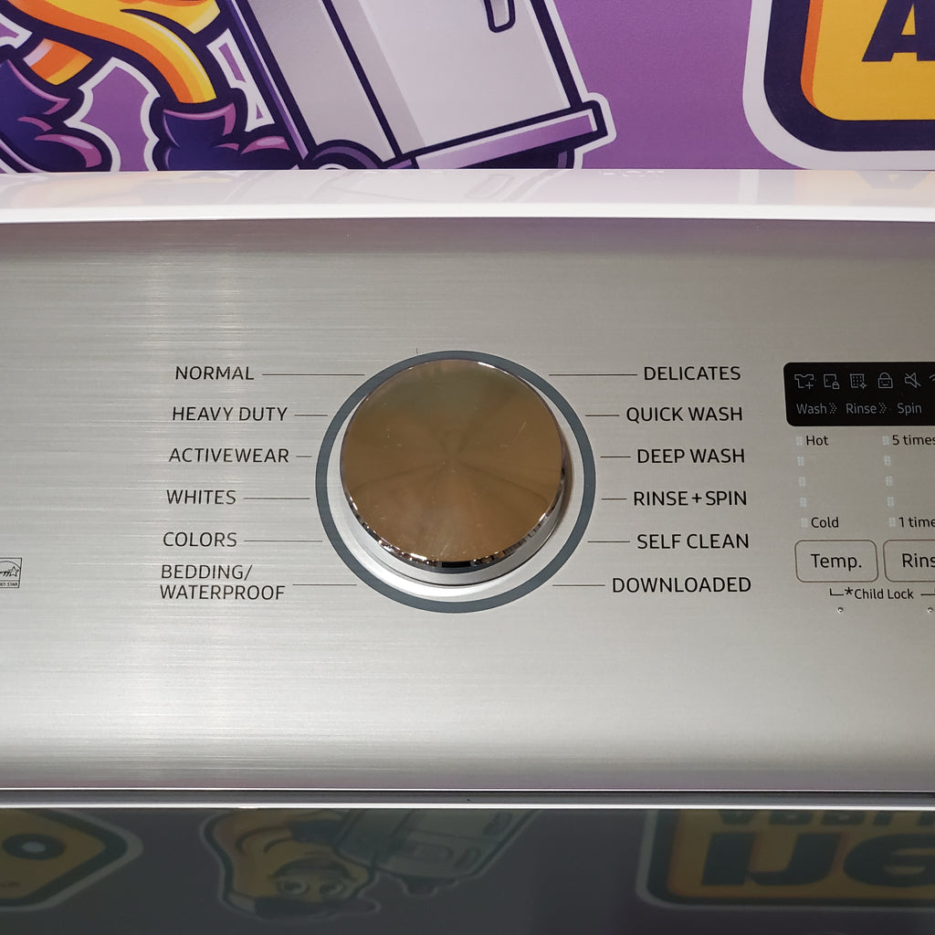 Pictures of Samsung 5.2 cu. ft. Large Capacity Smart Top Load Washer with Super Speed Wash in White WA52DG5500AW - Open Box - Neu Appliance Outlet - Discount Appliance Outlet in Austin, Tx