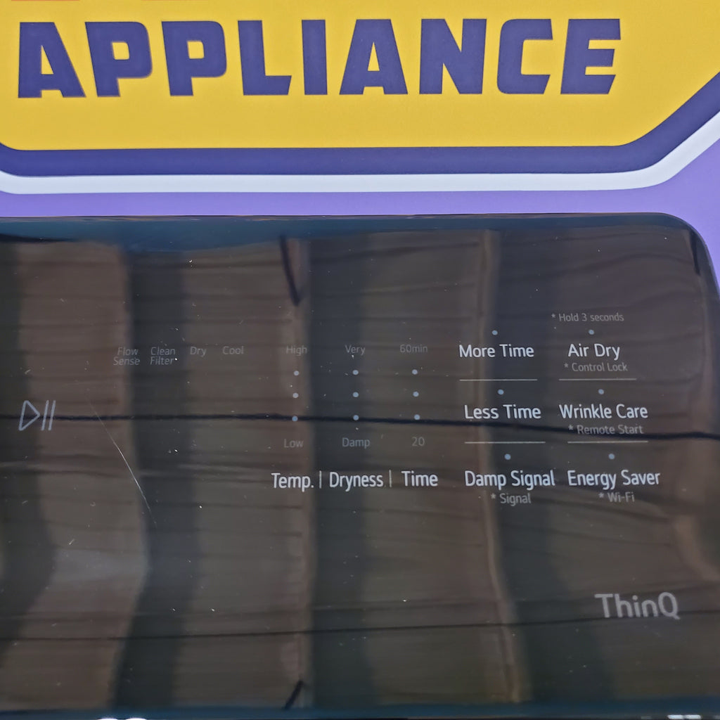 Pictures of LG 5.3 cu. ft. Smart Top Load Washer with 4-Way® Agitator, TurboWash3D Technology, and AI Sensing EasyUnload™ WT8405CB - Open Box and LG 7.3 cu. ft. Rear Control Electric Dryer with LG EasyLoad™ Door and AI Sensing DLE8400BE - Open Box - Neu Appliance Outlet - Discount Appliance Outlet in Austin, Tx