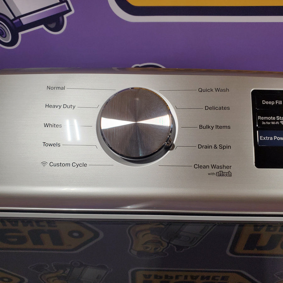 Maytag 5.2 Cu. Ft. Top Load Agitator Washer with Extra Power and Smart Appliance MTW6205RW - Open Box and Maytag 7.4 Cu. Ft. Top Load Electric Dryer with Extra Power and Advanced Moisture Sensing 16124 - MED6205RW - Open Box
