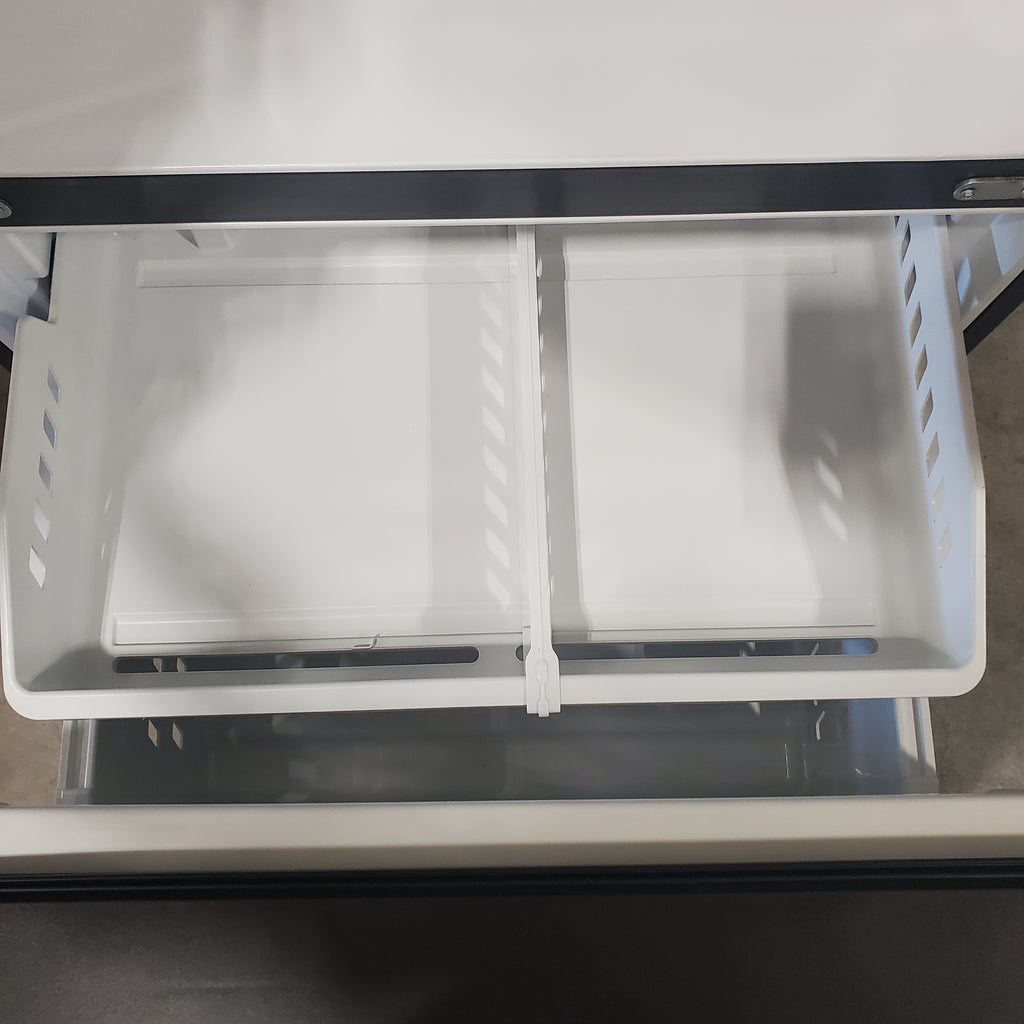 Pictures of GE 25.6 cu. ft. French Door Refrigerator in Fingerprint Resistant Stainless Steel, ENERGY STAR-GFE26JSMFS-Certified Refurbished - Neu Appliance Outlet - Discount Appliance Outlet in Austin, Tx