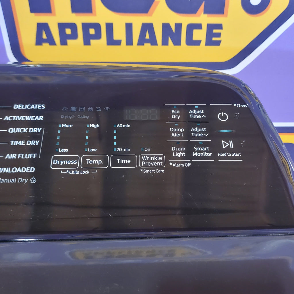 Samsung 5.1 cu. ft. Smart Top Load Washer with ActiveWave™ Agitator and Super Speed Wash WA51A5505AV - Certified Refurbished and Samsung 7.4 cu. ft. Smart Gas Dryer with Steam Sanitize+ 16072 - DVG52A5500V - Certified Refurbished