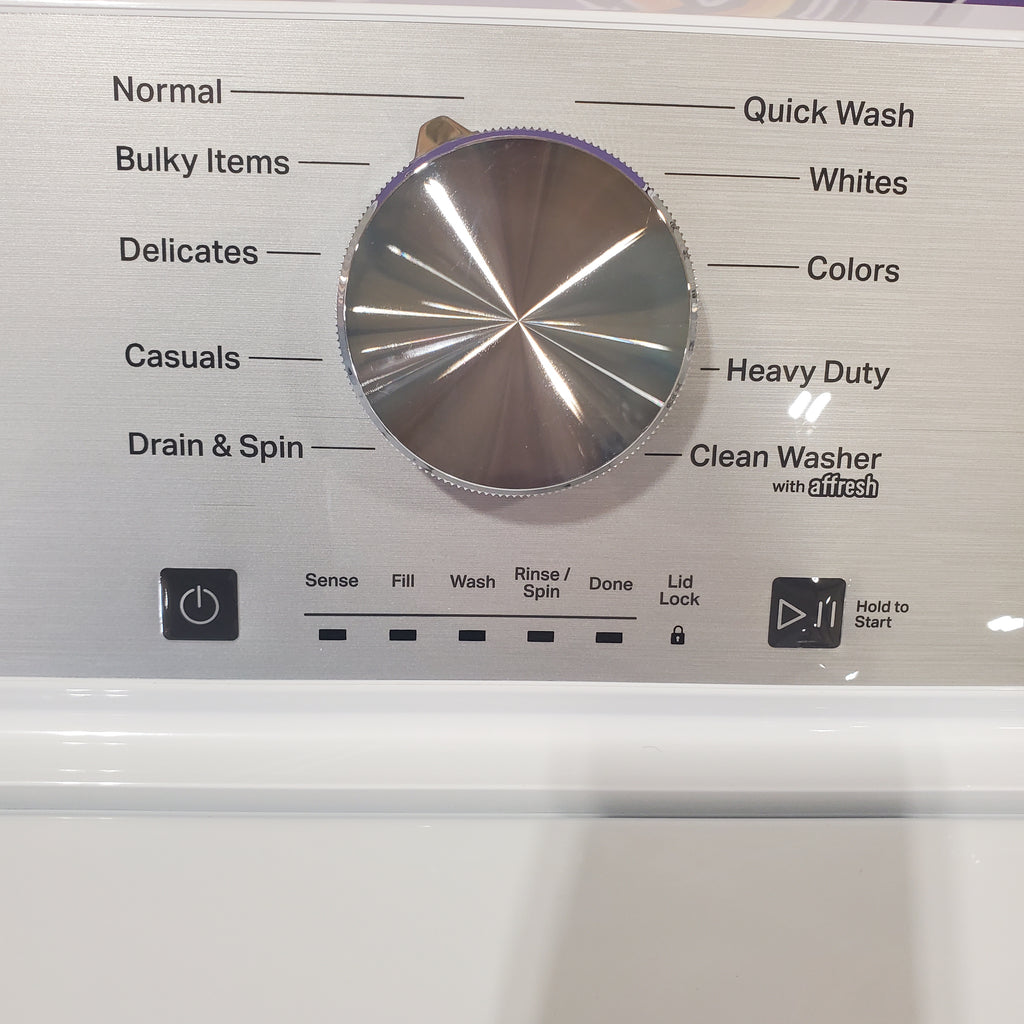 Pictures of Maytag 4.5 cu. ft. Top Load Washer with Power Agitator MVW4505MW and 7.0 cu. ft. Electric Dryer with Reversible Door MED4500MW - Neu Appliance Outlet - Discount Appliance Outlet in Austin, Tx