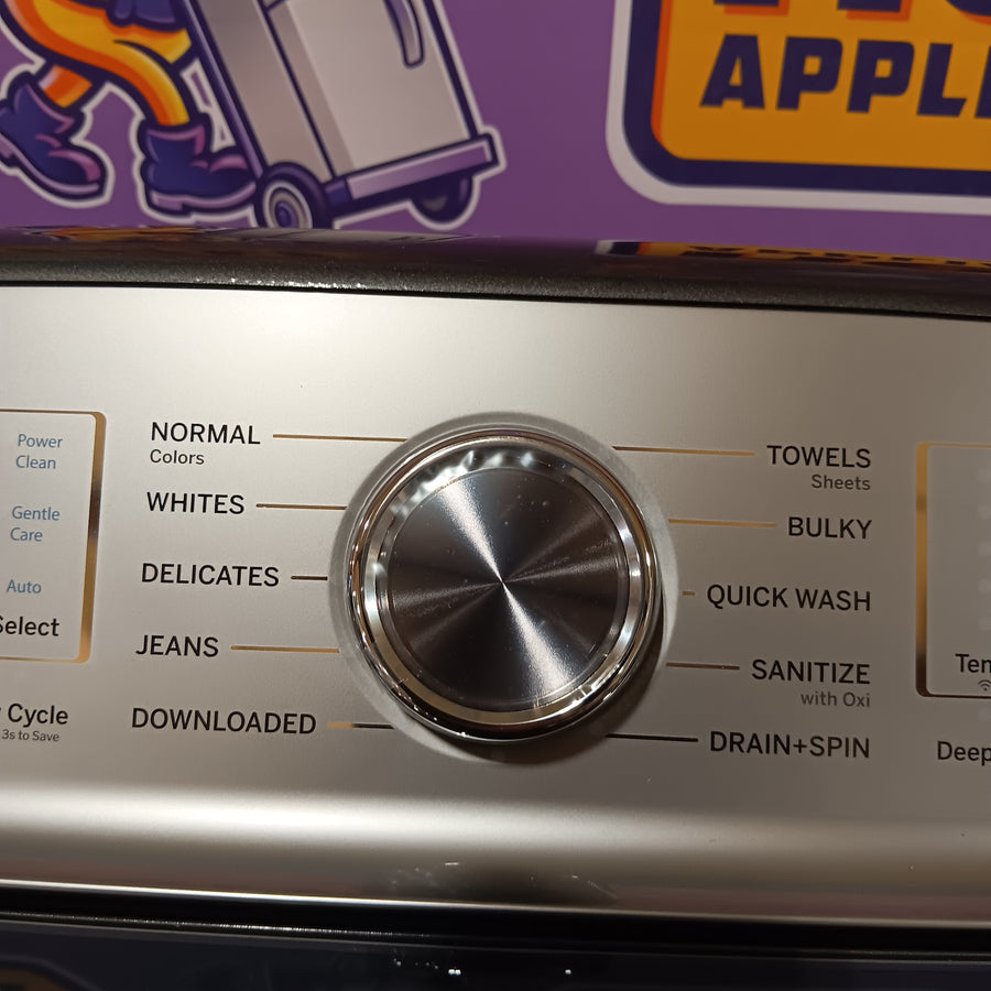 GE Profile™ ENERGY STAR® 4.9 cu. ft. Capacity Washer with Smarter Wash Technology and FlexDispense™ PTW605BPRDG - New in Box and GE Profile ENERGY STAR 7.4 cu. ft. Electric Dryer with 120 ft. Venting in Diamond Gray GE9875E - PTD60EBPRDG - New in Box
