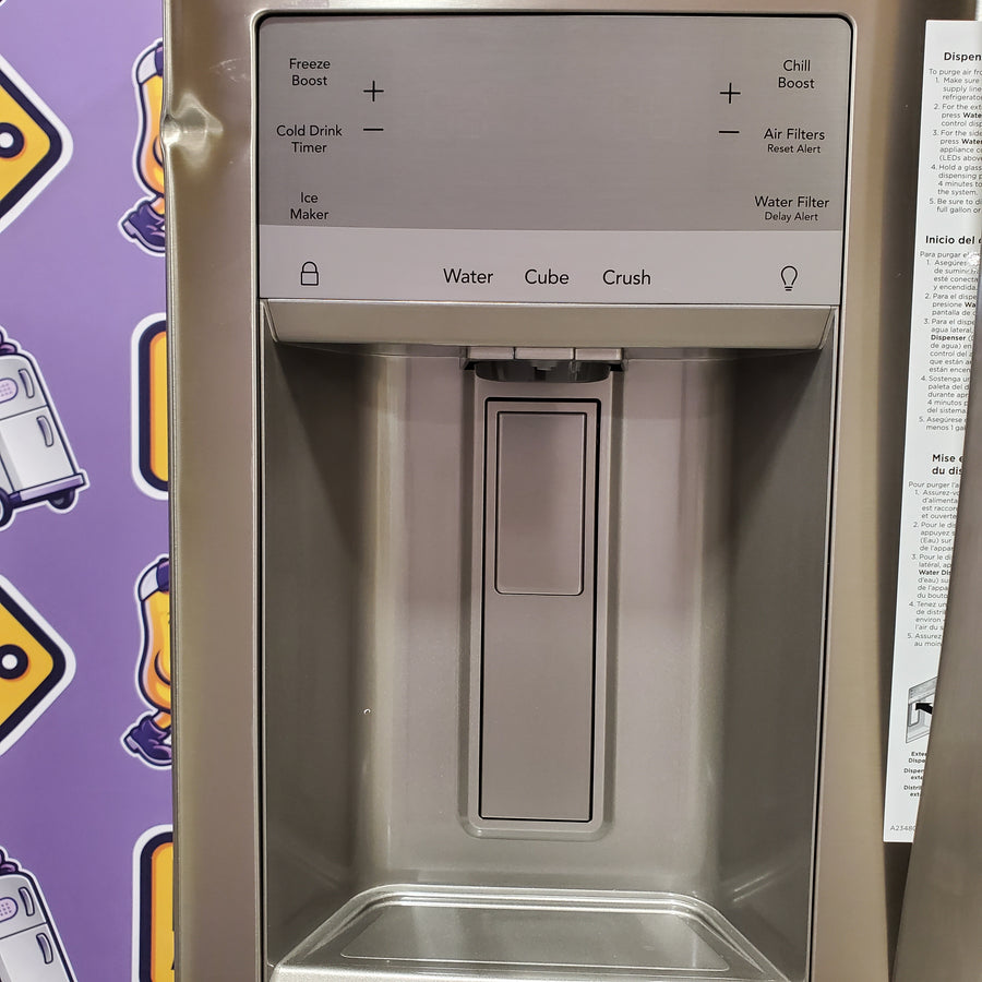 Frigidaire Gallery 22 Cu. Ft. 4-Door Counter-depth French Door Refrigerator with Ice Maker (Fingerprint Resistant Stainless Steel) ENERGY STAR 20232SD612 - GRMC2273CF - Scratch & Dent (Major)