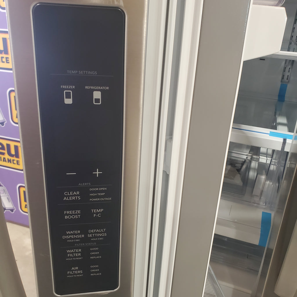 Pictures of Frigidaire 29 Cu. Ft. Standard-Depth French Door Refrigerator in Stainless Steel FRFN2813AF - 3SD425 - Scratch & Dent (Minor) - Neu Appliance Outlet - Discount Appliance Outlet in Austin, Tx