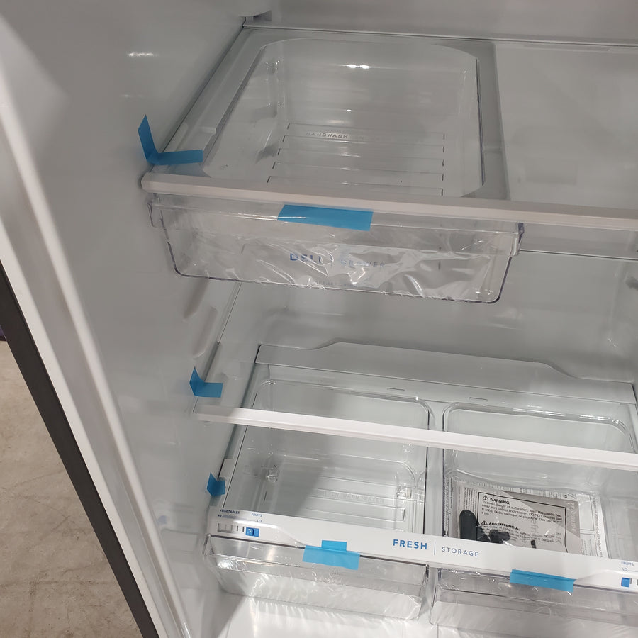 Frigidaire 18 Cu. Ft. Garage Ready Top Freezer Refrigerator in Stainless Steel 20SD151 - FFHI1835VS - Scratch & Dent (Major)