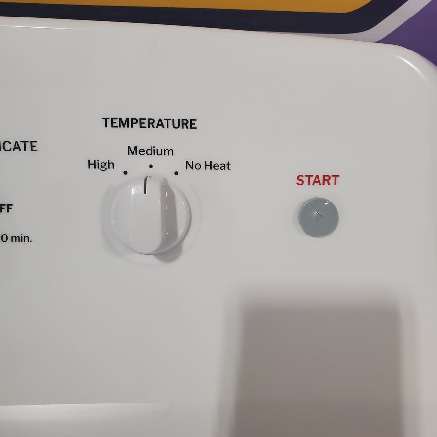 Hotpoint® 4.0 cu. ft. Capacity Washer with Cold Plus and Water Level Control HTW265ASWWW - Scratch & Dent (Major) and Hotpoint 6.2 cu. ft. Capacity Electric Dryer with Up To 120 ft. Venting and Shallow Depth 16178 - HTX26EASWWW - Scratch & Dent (Minor)