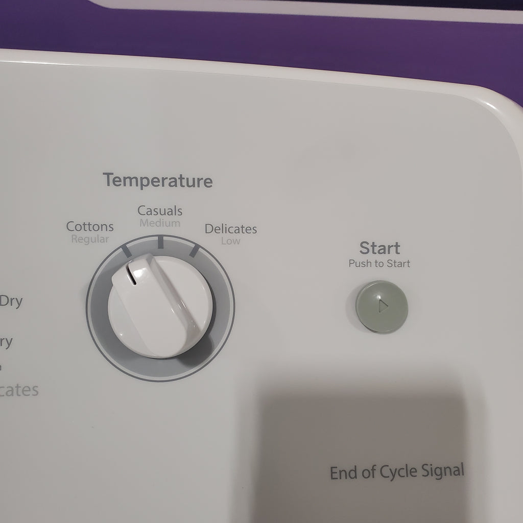 Pictures of Hotpoint Electric Vented 6.2 Cu. Ft. Dryer with Reverse-A-Door and Aluminized Alloy Drum in White HTX24EASKWS - Certified Refurbished - Neu Appliance Outlet - Discount Appliance Outlet in Austin, Tx