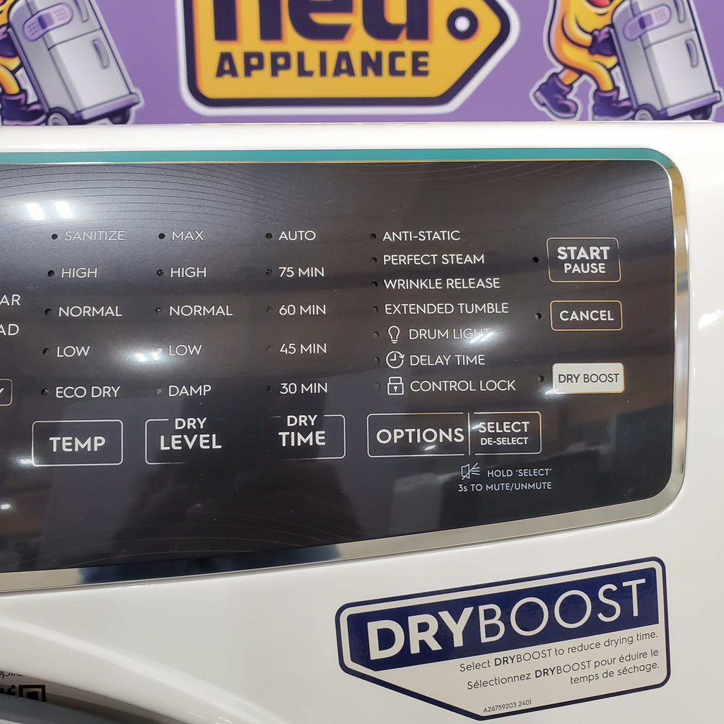 Pictures of ENERGY STAR Electrolux 8.0 cu. ft. Front Load Electric Dryer with Perfect Steam ELFE7637AW - Open Box - Neu Appliance Outlet - Discount Appliance Outlet in Austin, Tx