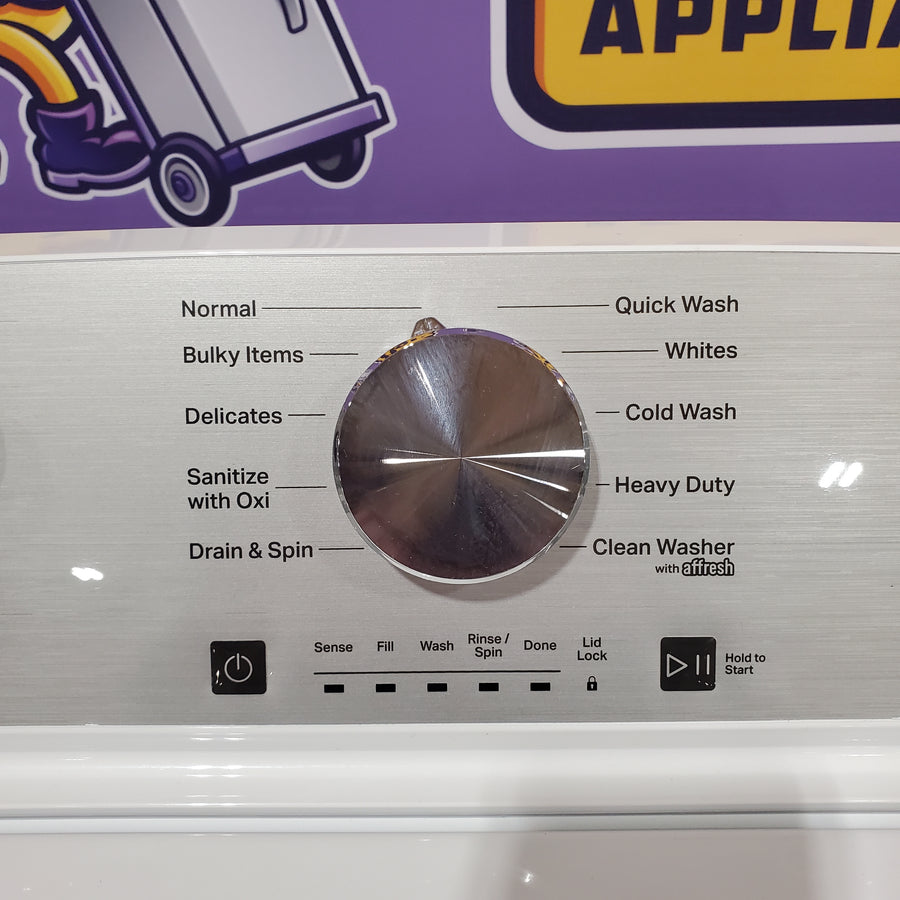 Maytag 4.2 Cu. Ft. Capacity Top Load Washer in White MTW4205SW - Scratch & Dent (Minor) and Maytag Extra Large Vented Electric Dryer in White 15033 - MEDX655DW - Certified Refurbished