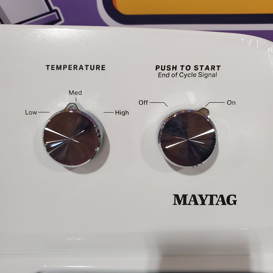 Maytag 7-cu ft Vented Gas Dryer in White 22231SD296 - MGD4005SW - Scratch & Dent (Minor)