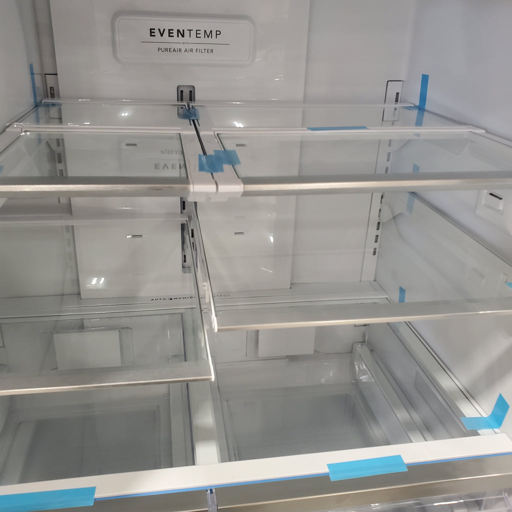 Pictures of Smudge-Proof Stainless Steel ENERGY STAR Frigidaire Gallery 27.8 cu. ft. 3 Door French Door Refrigerator with Dual Ice Maker- Open Box - Neu Appliance Outlet - Discount Appliance Outlet in Austin, Tx