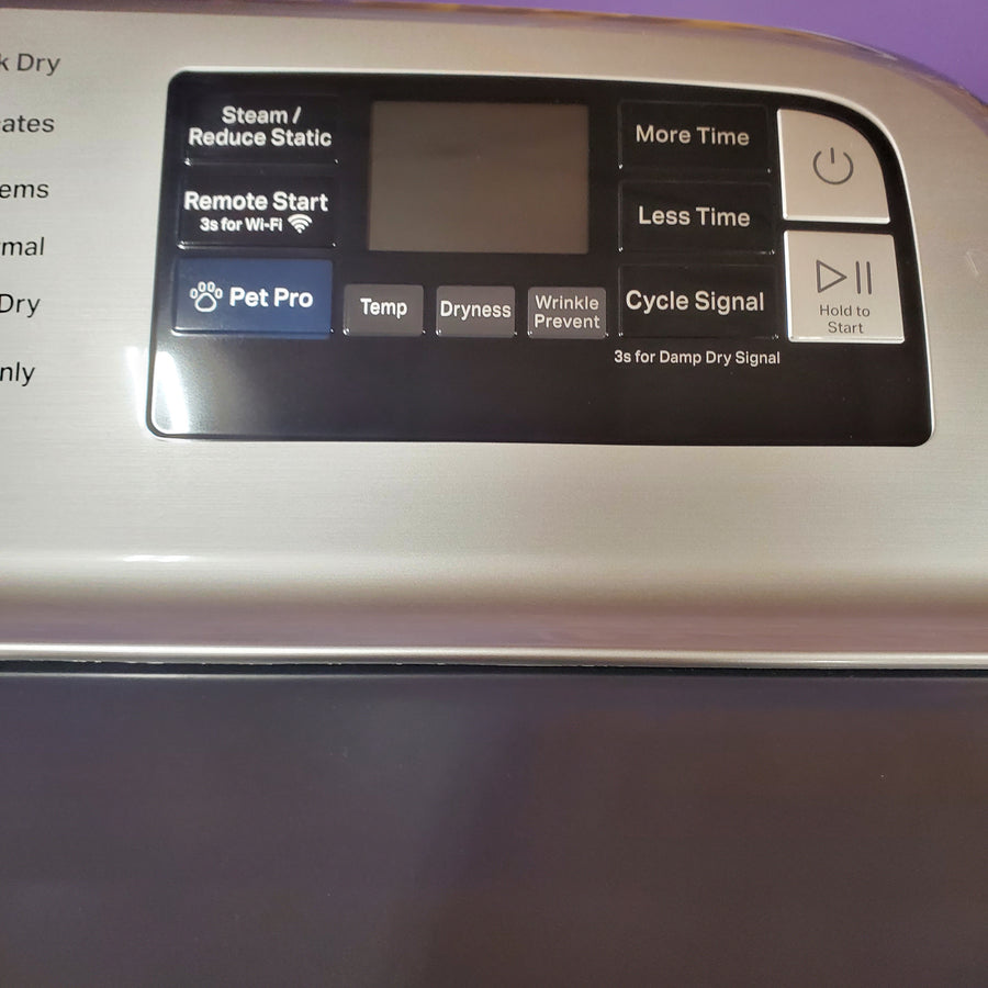Maytag 5.3 Cu. Ft. Pet Pro Top Load Impeller Washer with Extra Power MTW7200RF - Scratch & Dent (Minor) and Maytag 7.4 Cu. Ft. Pet Pro Top Load Electric Dryer with Sanitize Cycle 16126 - MED7205RF - Scratch & Dent (Minor)