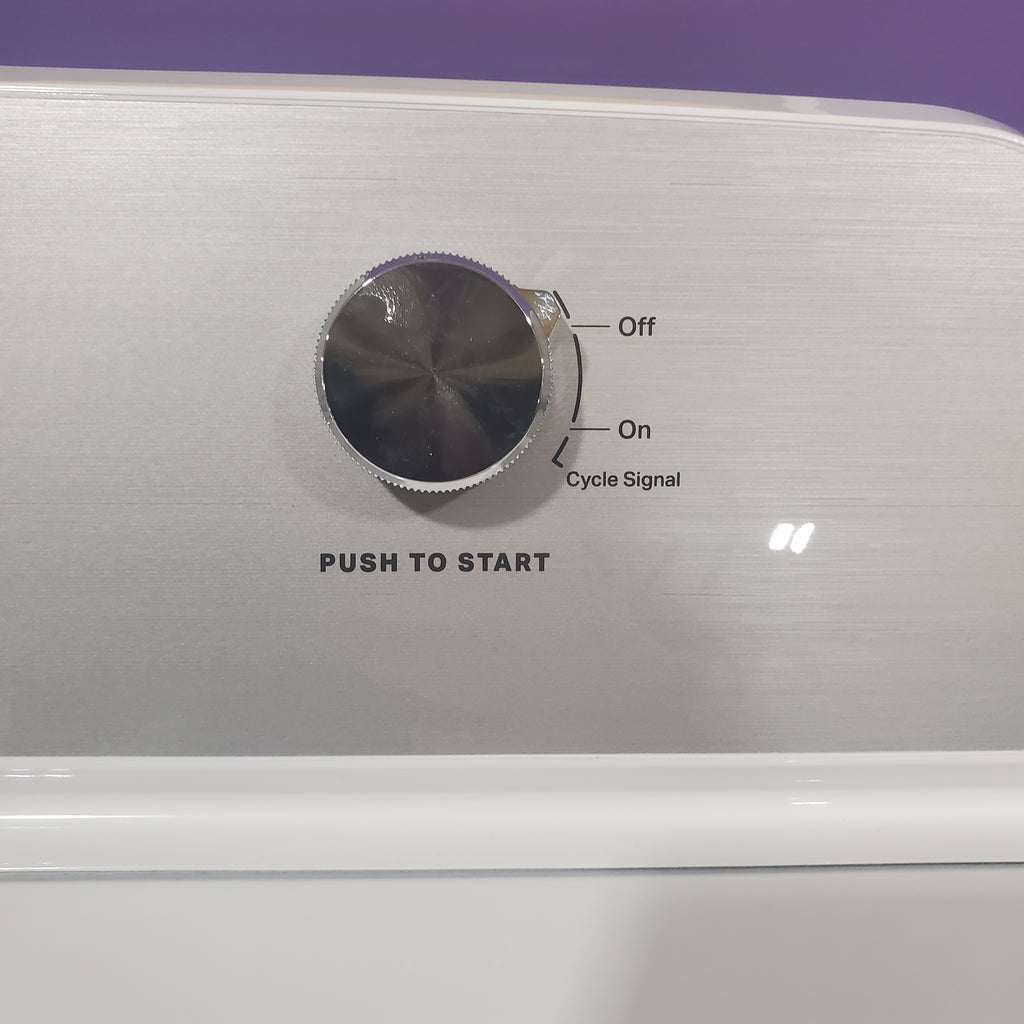 Pictures of Maytag 7.0 cu. ft. Electric Dryer with Reversible Door and Advanced Moisture Sensing MED4500MW - Open Box - Neu Appliance Outlet - Discount Appliance Outlet in Austin, Tx