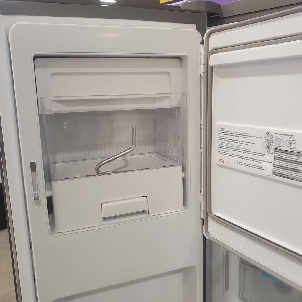 Pictures of Whirlpool Stainless Steel Counter Depth 4 Door French Door 36 Inch Refrigerator with Ice Maker in Door and Triple Evaporation System WRQC7836RZ - Scratch and Dent (Minor) - Neu Appliance Outlet - Discount Appliance Outlet in Austin, Tx